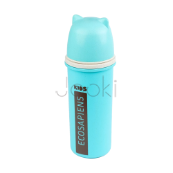 Термобутылка "Ecosapiens Kids" из экоматериала, бирюзовая 500 мл.