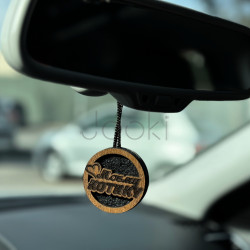 Ароматизатор в авто, из дерева, ручной работы "Моему котику"