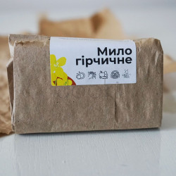 Хозяйственное горчичное мыло для мытья вощанок и посуды