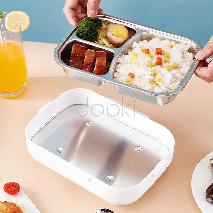 Ланчбокс с подогревом "HeatBox Rias", 1.5L, белый