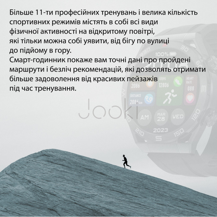 Смарт часы мужские водонепроницаемые умные часы с nfc часы для измерения давления Серый Проверенное качество Jooki