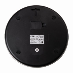 Кухонные весы круглые Sokany SK-19023B электронные до 5 кг черные  Jooki 