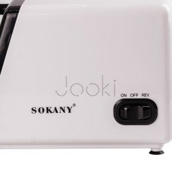 Электрическая мясорубка для фарша Sokany электромясорубка для дома мощная 2500 Вт с насадками Белая Функциональность Jooki