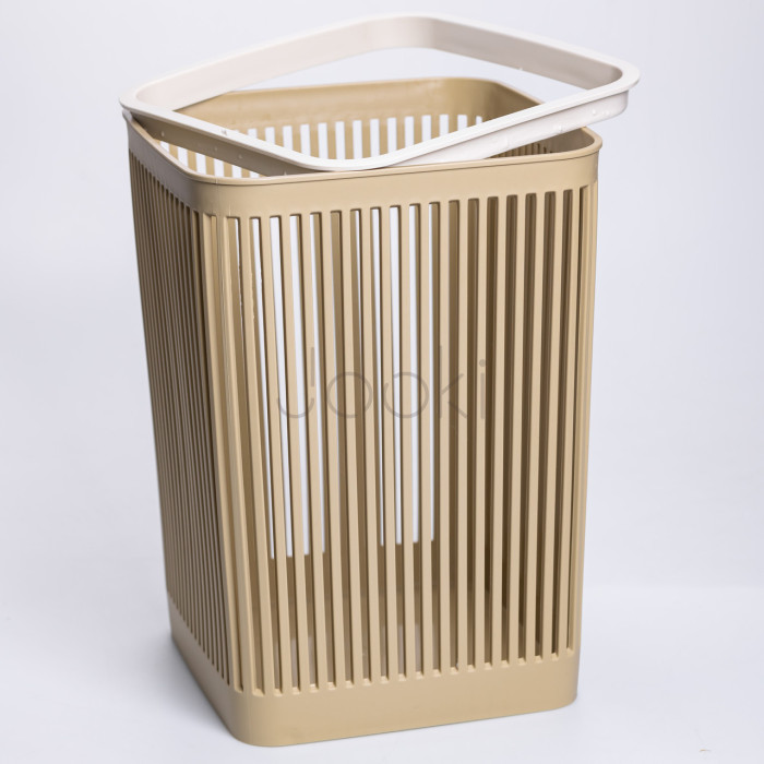 Кошик для сміття пластиковий в офіс для паперу 22×22×30 (см) кошик під сміття 8 (л) відро для сміття Коричневий HP-45-9OL Для комфорту кожного дня 