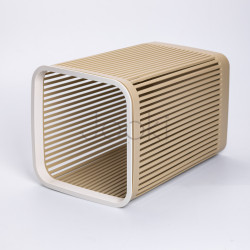 Кошик для сміття пластиковий в офіс для паперу 22×22×30 (см) кошик під сміття 8 (л) відро для сміття Коричневий HP-45-9OL Для комфорту кожного дня 