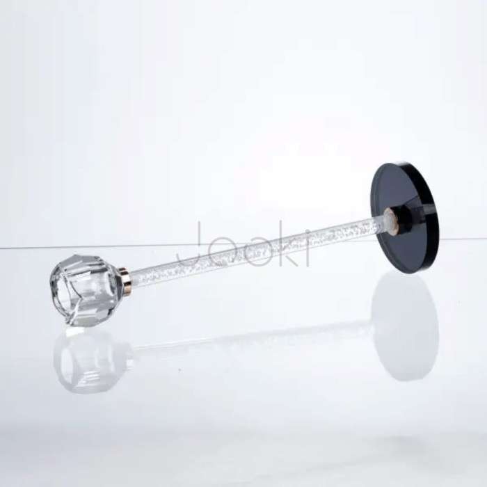 Подсвечник стеклянный Crystal Pillar 27 см на круглой основе HP-7-25  Jooki
