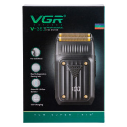 Электробритва мужская шейвер с двойным лезвием и LED-дисплеем VGR V-363 Удобство и стиль Jooki