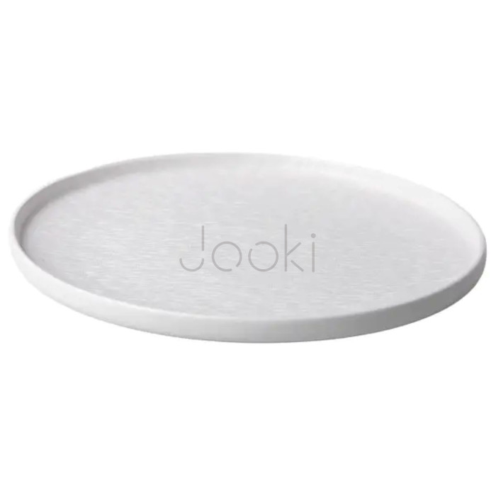Тарелка керамическая 25 см плоская белая  Jooki 