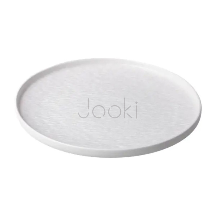 Тарелка керамическая 25 см плоская белая  Jooki 