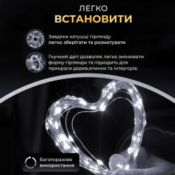 Гірлянда роса на пульті 100 метрів на 1000 led світлодіодів крапля на зеленому дроті біла 1000L100MGW Функціональність Jooki