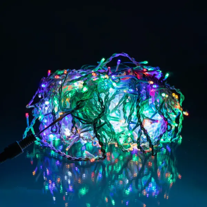 Уличная гирлянда Бахрома 36 м 600 LED белый провод Мультиколор 36MWML  Jooki 