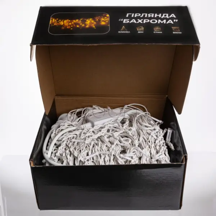 Уличная гирлянда Бахрома 36 м 600 LED белый провод Мультиколор 36MWML  Jooki 