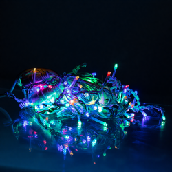 Новогодняя гирлянда уличная Бахрома 6 м 105 LED белый провод Мультиколор 6MWMLNEW Продумано до деталей 