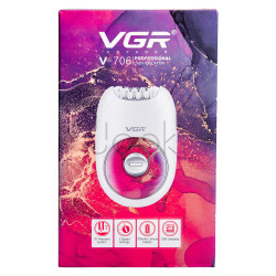 Эпилятор женский электрический VGR 2 скорости HPV706P  Jooki