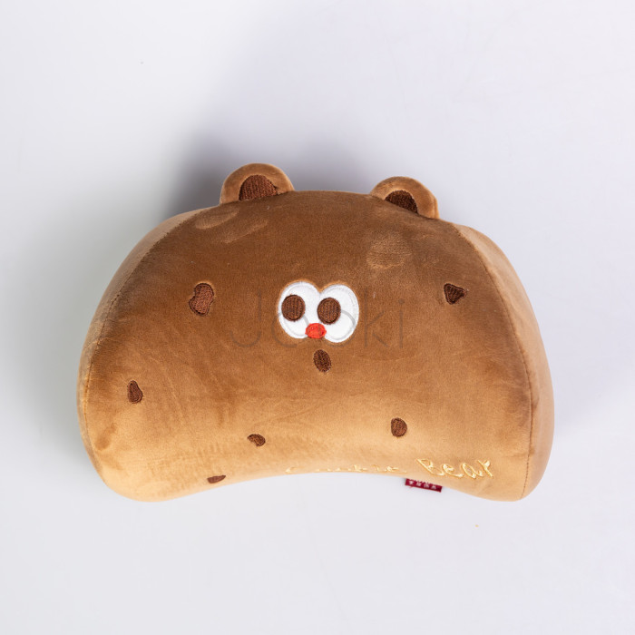 Подушка-підголівник Cookie Bear для подорожей коричневий HP-56-2BR Продумано до деталей 