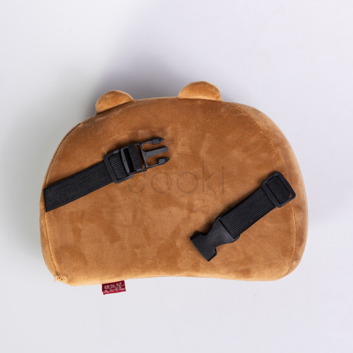 Подушка-підголівник Cookie Bear для подорожей коричневий HP-56-2BR Продумано до деталей 