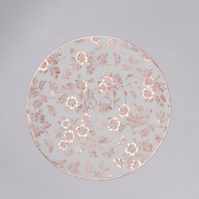 Коврик для сервировки стола Flowers 38 см, бронза HP-36327-12BR Функциональность Jooki