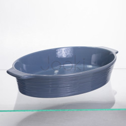 Форма для запікання овальна 36×22,5×7 (см) 2 літри Блакитна S1288 Твій стильний вибір 