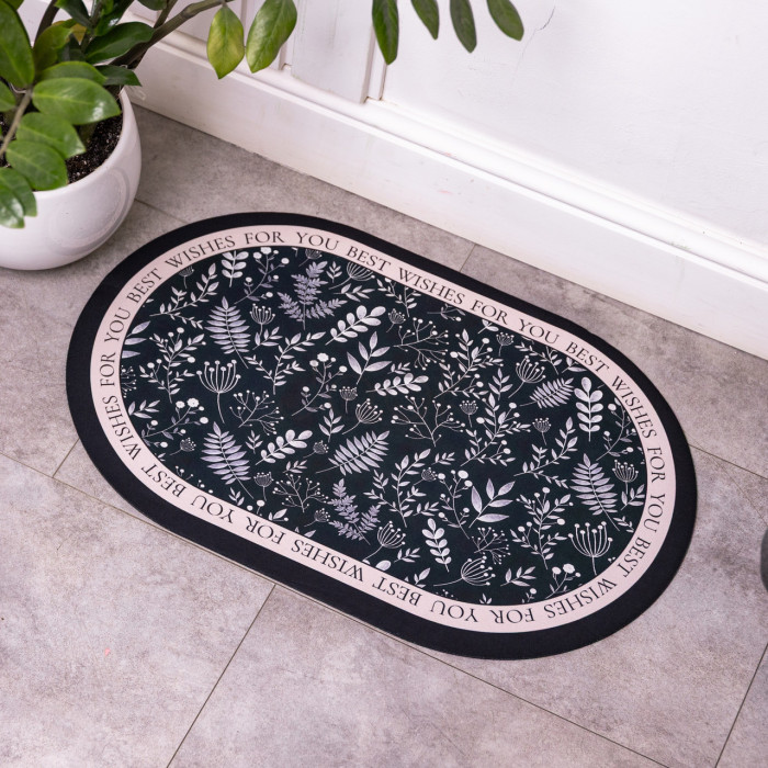 Коврик диатомитовый Botanic Oval 38*58 см универсальный HP-42-54  Jooki