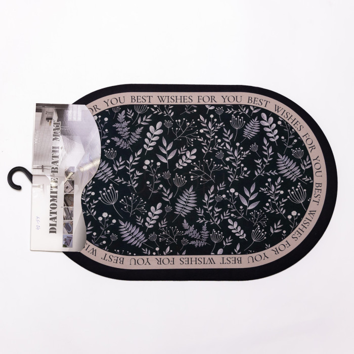 Коврик диатомитовый Botanic Oval 38*58 см универсальный HP-42-54  Jooki