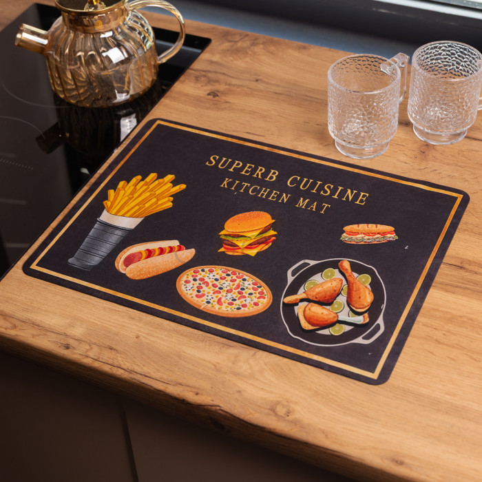 Коврик диатомитовый для сушки посуды Super Cuisine 40*30 см Yiwu HP-42-200  Jooki