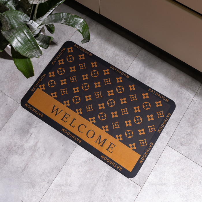 Коврик придверный Welcome 58*38 см диатомитовый Yiwu HP-42-132  Jooki