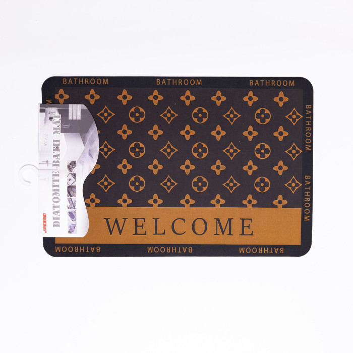 Коврик придверный Welcome 58*38 см диатомитовый Yiwu HP-42-132  Jooki