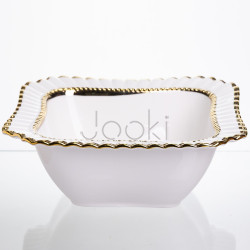 Салатниця порцелянова Ophelia 20*20 см Yiwu AP-16  Jooki