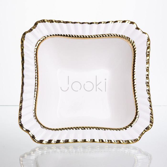 Салатниця порцелянова Ophelia 20*20 см Yiwu AP-16  Jooki