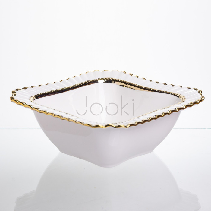 Салатниця порцелянова Ophelia 20*20 см Yiwu AP-16  Jooki