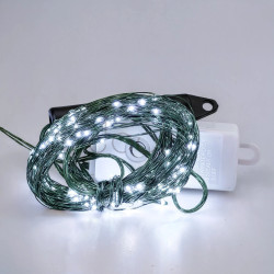 Гирлянда Конский хвост 600 LED 20 нитей 3 м зеленая, белый GarlandoPro 1733015GW Удобство и стиль Jooki