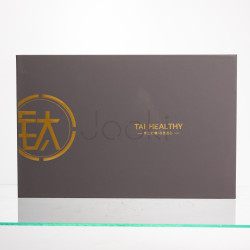 Термос титановый 590 мл с магнитом, золотистый Yiwu HP-GM-20  Jooki