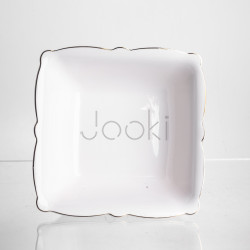 Конфетница на ножке фарфоровая Pearl 15*15 см Yiwu 120-YH-HG054 Удобство и стиль Jooki