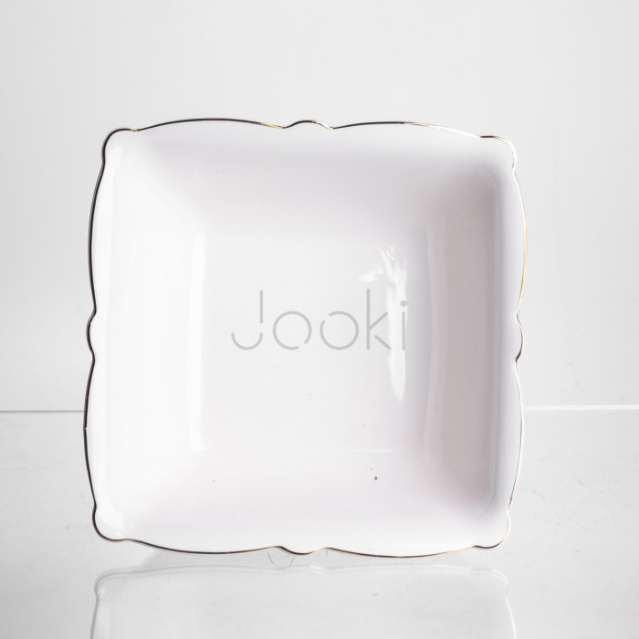 Конфетница на ножке фарфоровая Pearl 15*15 см Yiwu 120-YH-HG054 Удобство и стиль Jooki