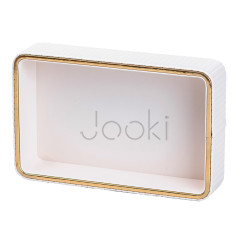 Серветниця на стіл з еко-шкіри 25 х 15.5 х 5 см Білий HP9900W  Jooki
