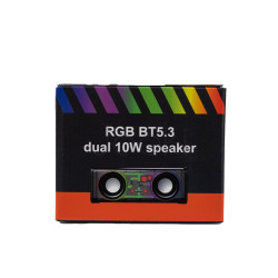 Колонка портативна V8 BT/TF/USB/TWS 10 Вт чорна V8B  Jooki