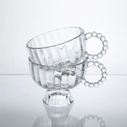 Набір креманок на ніжці Sundae Dish 2 штуки по 300 мл з ручкою HP-17-14 Завжди під рукою 