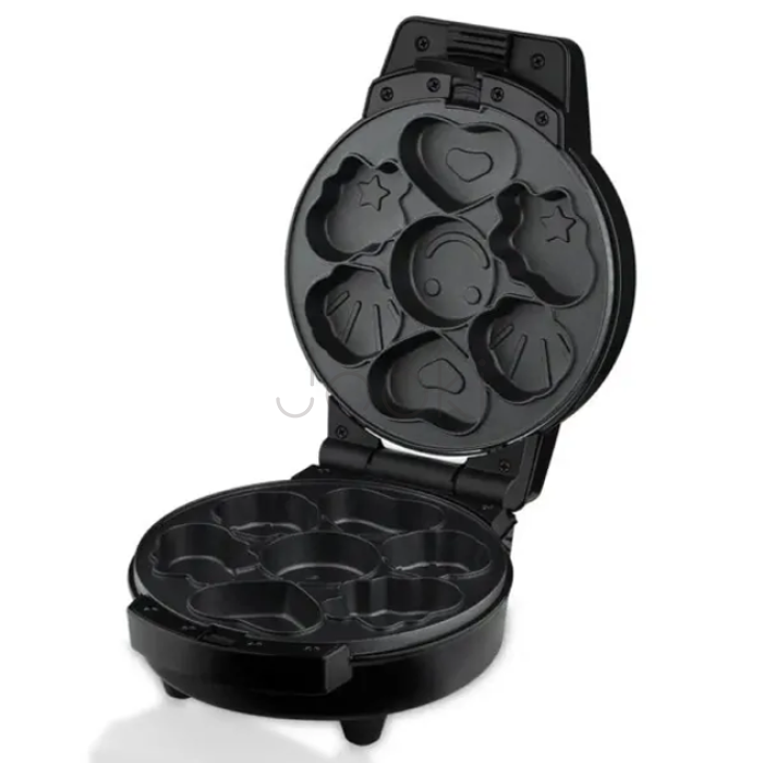 Мультипекар Sokany SK-08105 5 в 1 600 Вт з антипригарними панелями: для вафель, коржів, пончиків, горішків, фігурного печива Перевірена якість Jooki