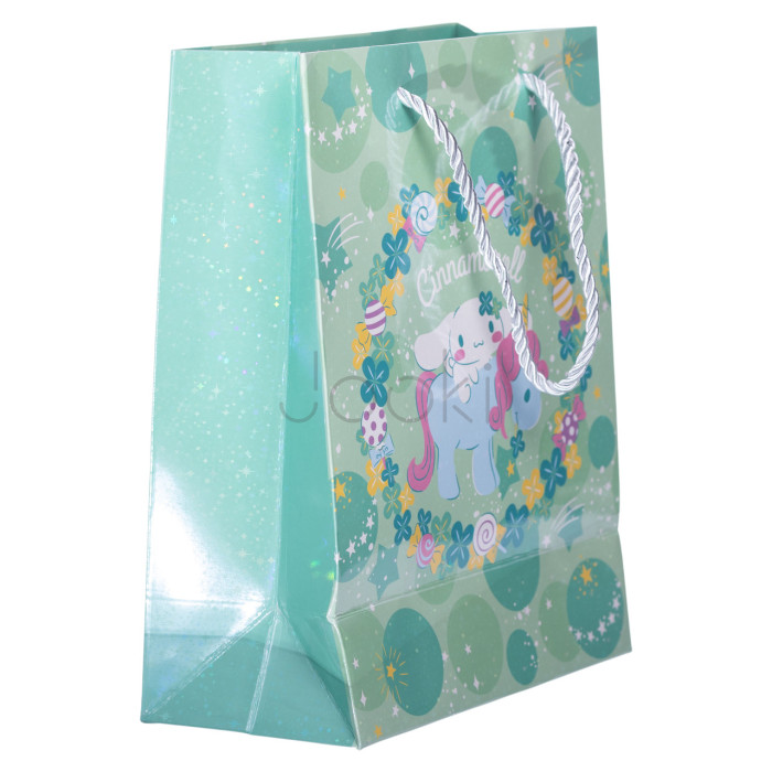 Набір подарункових пакетів з паперу 12 (шт.) Cinnamoroll 19×9.5×24.5 (см) М'ятний HP-10359-11M Зручність і стиль Jooki