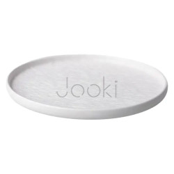 Тарелка керамическая 20 см плоская белая  Jooki