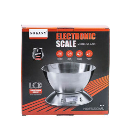 Весы кухонные Sokany SK1204 электронные 5 кг с чашей Удобство и стиль Jooki