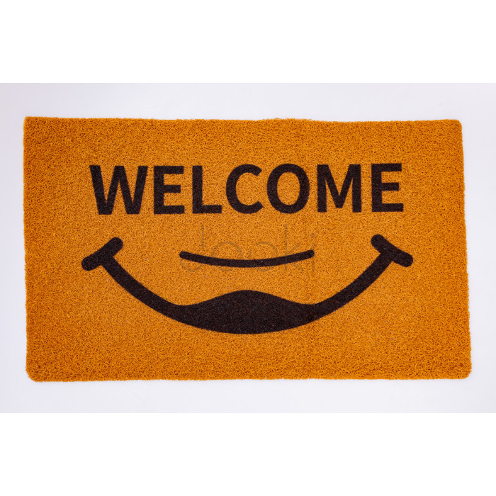 Килимок привратний WELCOME прямокутний 70*40 см коричневий HP-47-9  Jooki