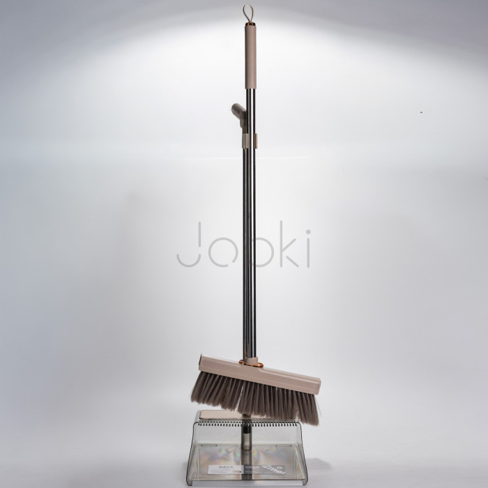 Набор для уборки щетка с совком 86 см, какао Dacia HP-35015-66COFFE  Jooki