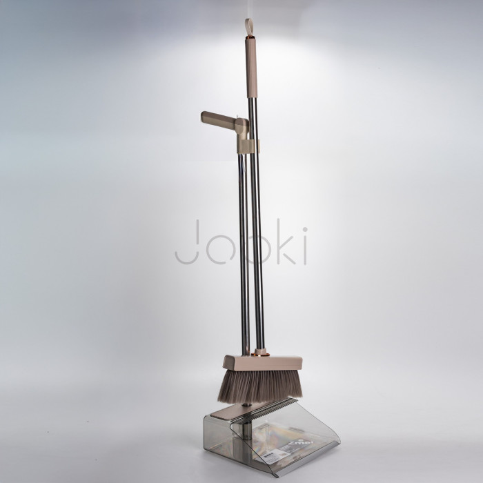 Набор для уборки щетка с совком 86 см, какао Dacia HP-35015-66COFFE  Jooki