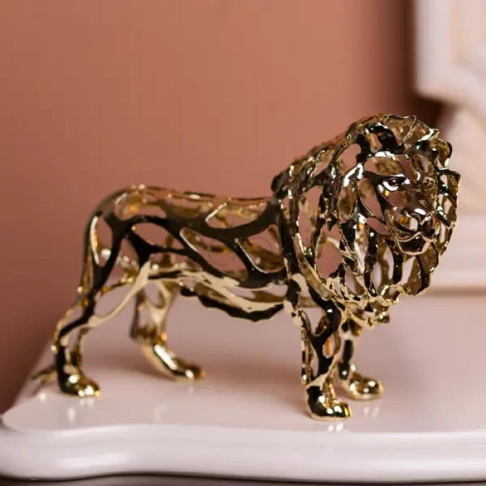 Декоративная фигурка Lion 29х11х20 см металлическая HP-7-14 Практическое решение Jooki