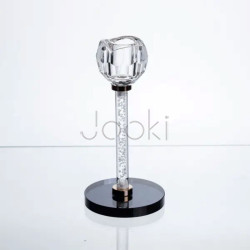 Стеклянный подсвечник Crystal Pillar 17 см на стол декоративный HP-7-27