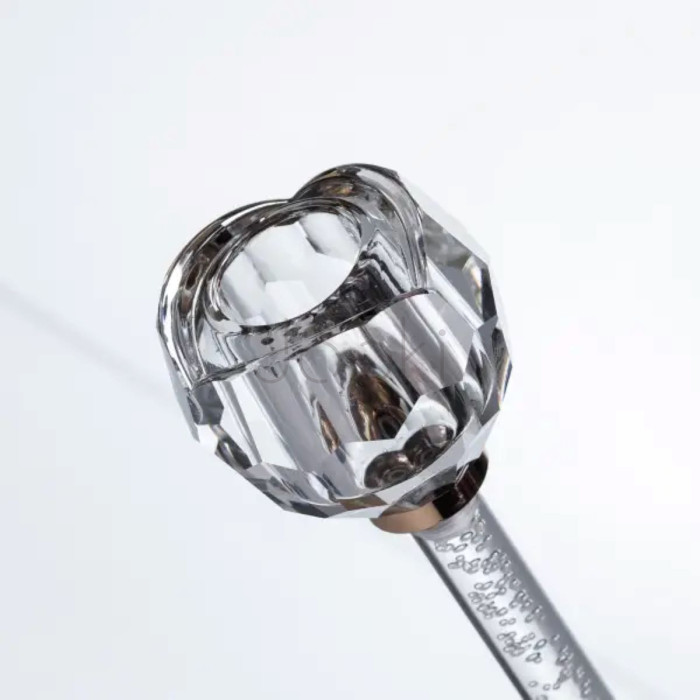 Стеклянный подсвечник Crystal Pillar 17 см на стол декоративный HP-7-27  Jooki