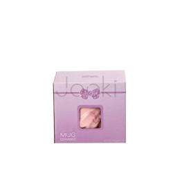Чашка керамическая Flamingo 500мл с крышкой и ложкой чашки для кофе Smile Для комфорта каждый день 