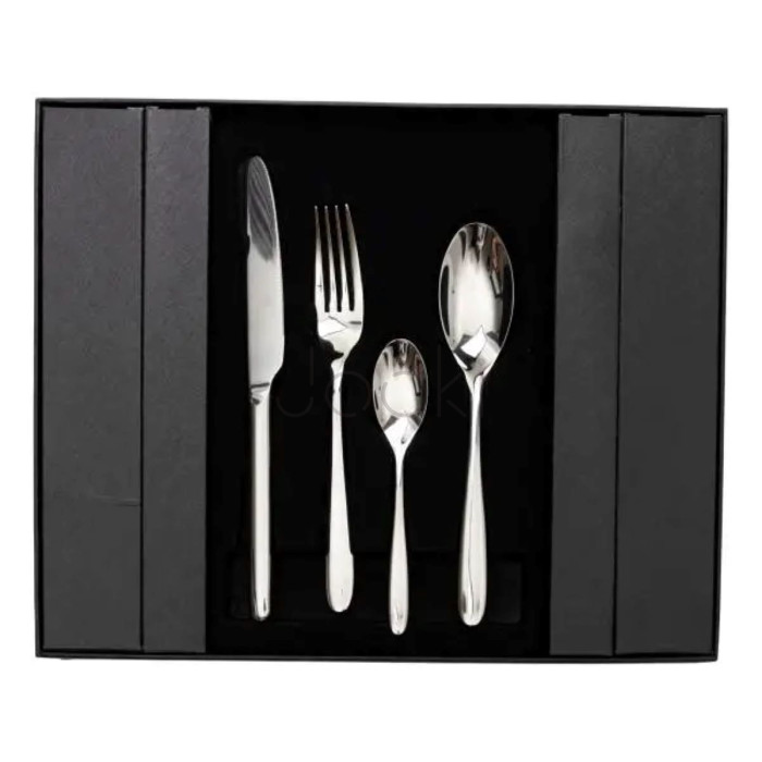 Набір столових приборів на 6 персон 24 предмети столовий набір приборів Сріблястий HP-20-23 Практичне рішення Jooki