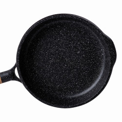 Алюмінієва сковорода 2,2 л з мармуровим антипригарним покриттям Ø 26 см MGC Black HP-4-424B Практичне рішення Jooki